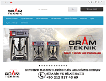 Tablet Screenshot of gramteknik.com